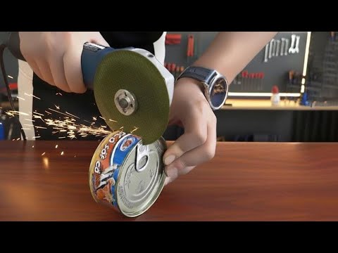 Видео: Не все знают этот секрет! Разрежьте консервную банку😱 Это нужно каждому дому, но никто этого не дел