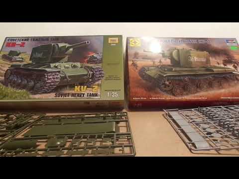 Видео: КВ 2 сравнение Звезды и Трумпетер