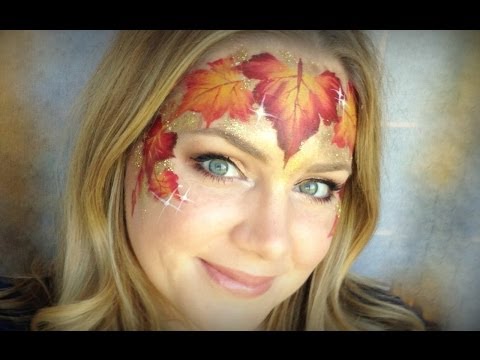 Видео: Осенние листья — урок макияжа и аквагрима