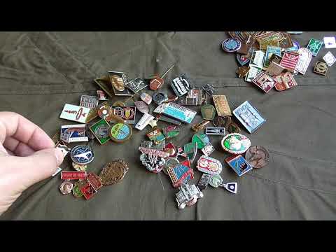 Видео: Обзор значков СССР краткое описание