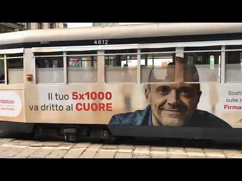 Видео: Италия Милан Трамвай Italy Milan Tram  Italia Tram di Milano
