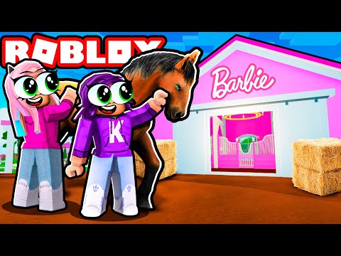 Видео: Конюшня Барби! 🐎 | Roblox