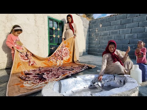 Видео: Свет в доме и родниковая вода: дом матери Зари, стирка и уборка