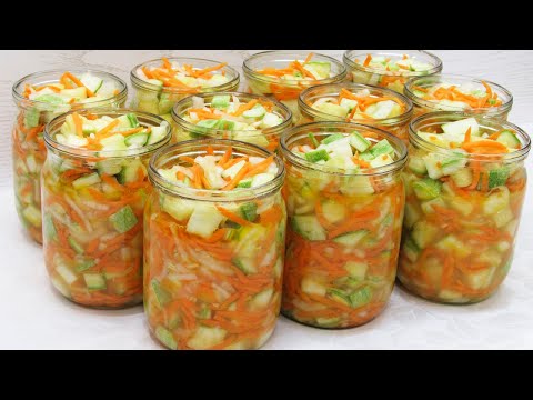 Видео: КАБАЧКИ на ЗИМУ! Ну ОЧЕНЬ ВКУСНЫЕ!