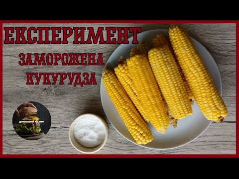 Видео: Заморожена кукурудза. ЕКСПЕРИМЕНТ!!! Варто заморожувати чи ні. Як варити кукурудзу. Рецепт.