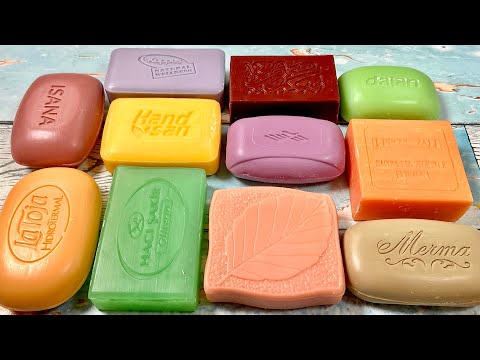 Видео: Soap cutting ASMR Relaxing sounds АСМР мыло Резка мыла #relaxtime