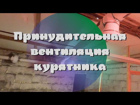 Видео: Принудительная вентиляция курятника. Жизнь в деревне.