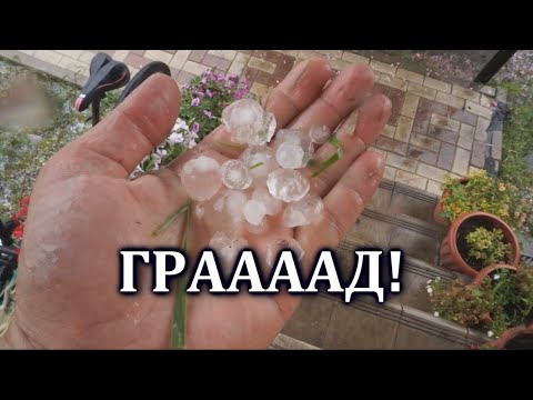 Видео: Град! Теплица! Пруд! Бассейн!