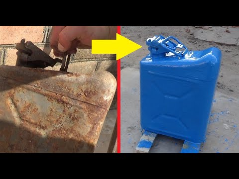 Видео: Як Дядя Коля каністру з металоприйомки рятував... Rusty canister restoration...