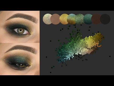 Видео: Зелёный, болотный смоки с пигментами от Тамми Тануки