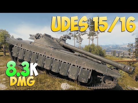 Видео: UDES 15/16 - 3 Kills 8.3K DMG - Страстный! - Мир Танков