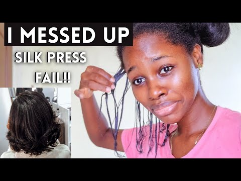 Видео: Мои кудри не вернулись | Серьёзное повреждение толстых натуральных волос 4C от воздействия шёлков...