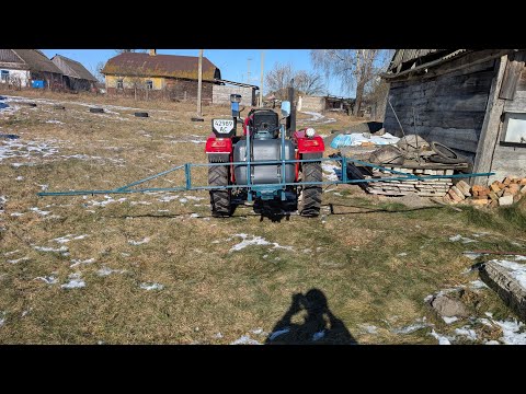 Видео: Навісний обприскувач.