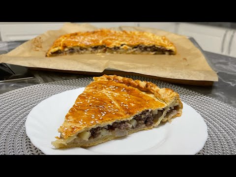 Видео: Раскрыла секрет рецепта знаменитого кулинара! Мясной пирог на песочном тесте, которое тает во рту!