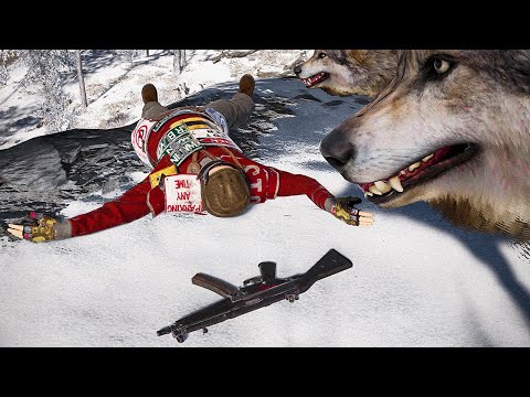 Видео: Его загрызли волки у меня на глазах... Rust Раст!