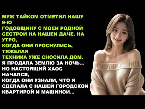 Видео: Мой муж увёз мою сестру на дачу — но там случилось то, чего никто не ожидал…