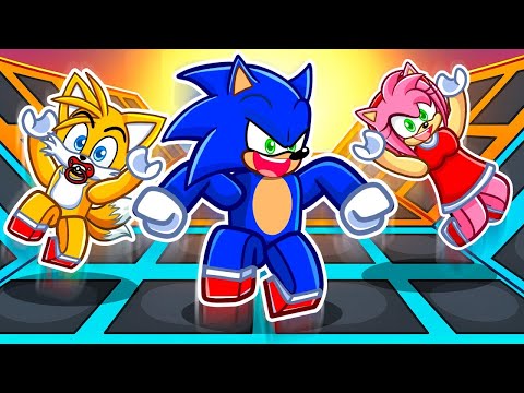 Видео: SONIC FAMILY построила БАТУТНЫЙ ПАРК в Roblox!