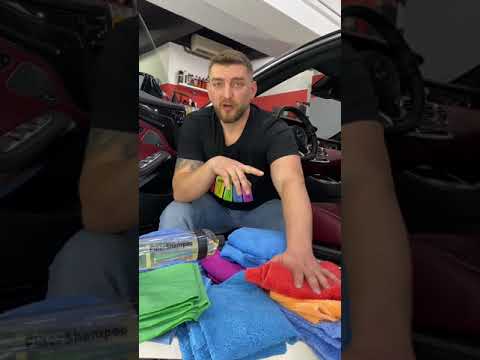 Видео: Правильный уход за микрофибрами, стирка FiberShampoo - ShineSystems