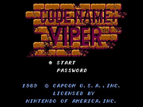 Видео: Полное прохождение Кодовое имя Гадюка (Code Name Viper) nes