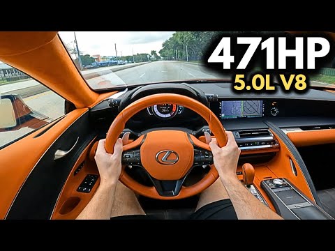 Видео: 471 л.с.: Lexus LC500 2022 POV Drive *ГРОМКО*
