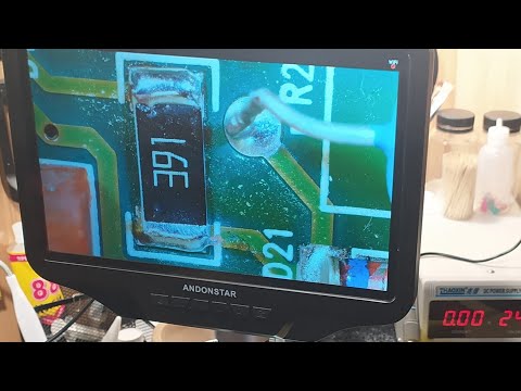 Видео: Микроскопическая неисправность. Микроскоп Andonstar AD-409. Как Новые Ворота пережили зиму.