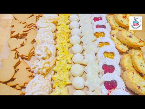 Видео: 5 Рецептов РОЖДЕСТВЕНСКОГО ПЕЧЕНЬЯ (Линцерское, Снежки и Маковые Звёзды, Кантуччини, Медовое, Сабле)