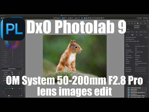 Видео: DxO Photolab 9 с объективом OM System 50-200mm Pro