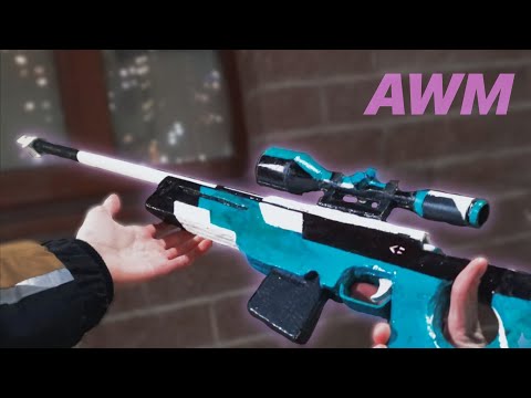 Видео: Как сделать AWM sport V2 💚😈 из картона