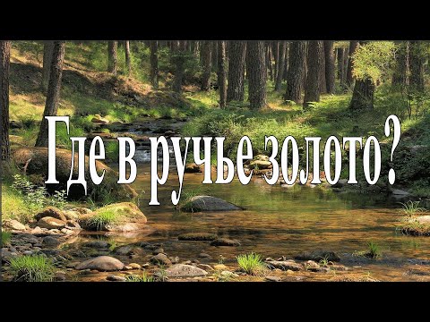 Видео: Где я ищу золото в ручьях и реках.