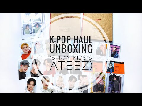 Видео: 💌 K-POP HAUL UNBOXING | Распаковка карт и мерча STRAY KIDS и ATEEZ + распаковка джевелов Stray Kids