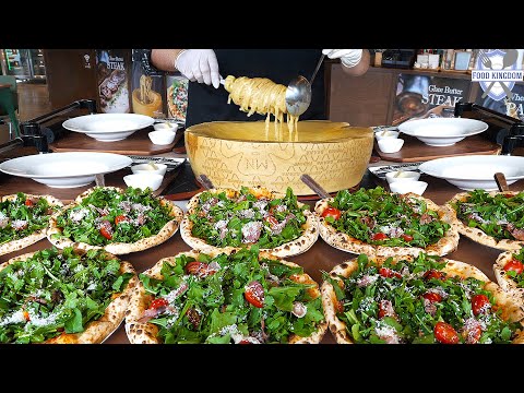 Видео: Популярная итальянская кухня в Корее! Пицца, паста / Корейская уличная еда