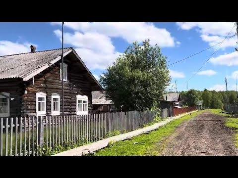 Видео: Таежная деревня в северной глубинке без дорог. Жизнь в тайге.