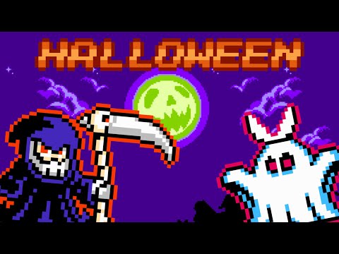 Видео: Жуткие проделки мастеров роботов 2 — анимация спрайта Мегамена (специальный выпуск к Хэллоуину)