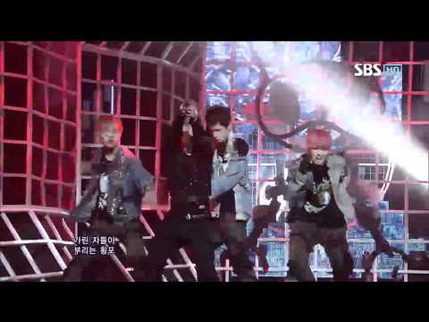 Видео: B.A.P [POWER] @SBS Inkigayo Популярная песня 20120506
