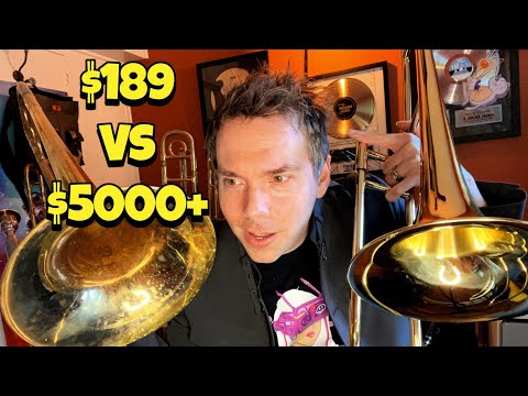 Видео: Самый дешевый тромбон на Amazon против моего профессионального тромбона