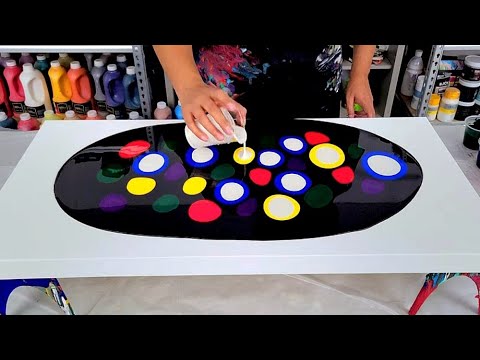 Видео: Я не могу поверить, что это ТАК хорошо ! - Многослойная перламутровая и красочная акриловая краска!