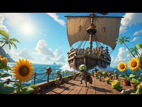 Видео: Розпочинаю проходити локацію "Піратське море" у "Рослинах проти зомбі 2"! 1 частина, #7