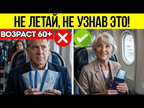 Видео: 8 Секретных Привилегий Для Пассажиров Старше 60, О Которых Авиакомпании Не Хотят, Чтобы Вы Знали