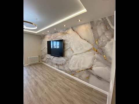 Видео: Мраморный шпон от VLADSTONE (Улучшенный Гибкий Мрамор, Гибкий Камень)