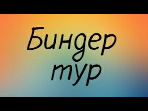 Видео: 1 часть❗Биндер-тур, история моей коллекции📚
