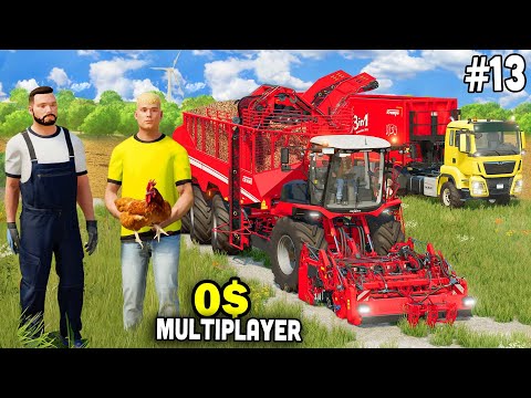 Видео: МЕГА ФЕРМА с 0$ на плоской карте с @FarmingGenius 👉 #13