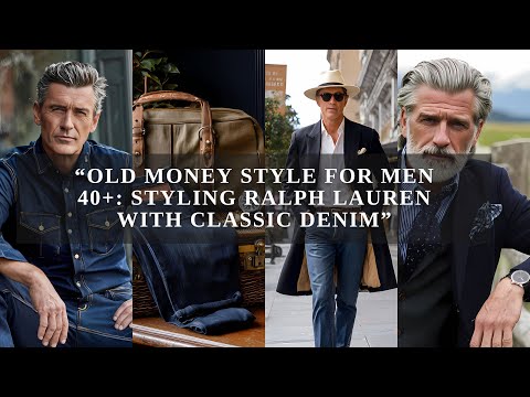 Видео: Стиль «старых денег» для мужчин 40+: стиль Ralph Lauren с классическими джинсами