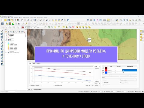 Видео: Профиль по точкам и ЦМР