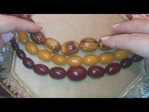 Видео: Бакелит: бусы, броши и даже пуговицы.