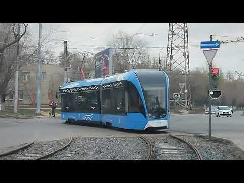 Видео: ОБКАТКА 9-ГО ТРАМВАЙНОГО МАРШРУТА В САРАТОВЕ. БОГАТЫРИ БЕГАЮТ!!!