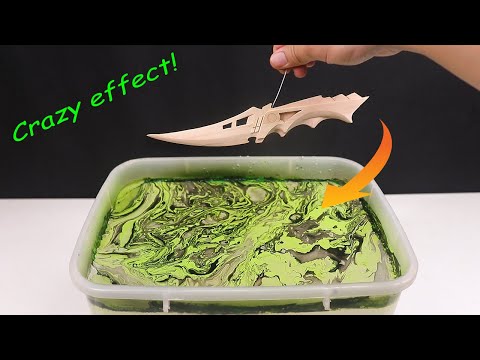 Видео: РЕЗУЛЬТАТ УДИВИТЕЛЬНЫЙ! Гидро окунание моего заказного ножа для мороженого