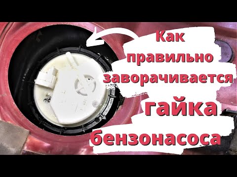 Видео: Как закрутить гайку бензонасоса | Замена бензонасоса Рено Лагуна 2