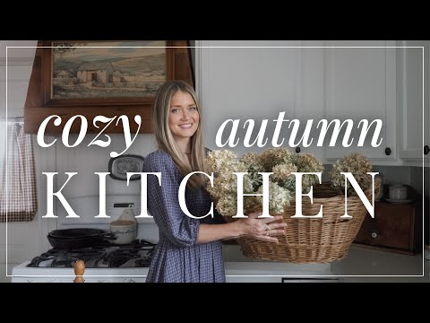 Видео: Простой декор осенней кухни | Полоски, клетчатая клетка и натуральные тона