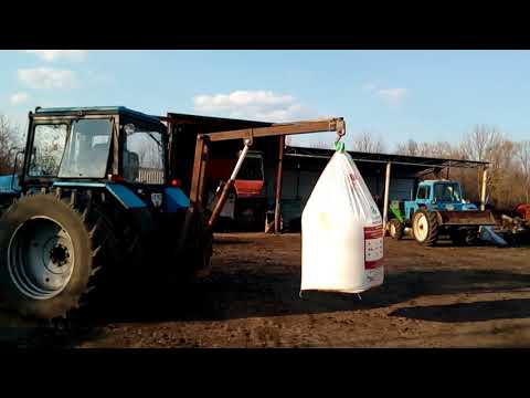 Видео: Саморобний кран для Біг бегів. Випробовування.