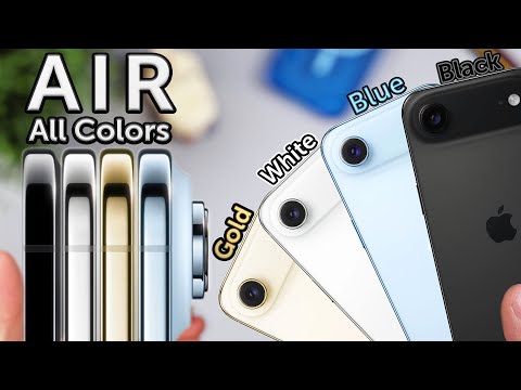 Видео: iPhone Air: подробное сравнение всех цветов! Какой лучше?